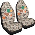 thumbnail image 3 of XYZCANDO Protector Car Seat Cover Truck Van SUV, Stretchy Breathable Car Seat Covers 2 Piece Polyester Duck Camouflage Print, 3 of 10