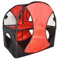 thumbnail image 1 of Maison pour Chat Kitty Play, Rouge & Noir - Taille Unique, 1 of 1