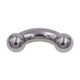 thumbnail image 1 of Pendientes de gran tamaño con varilla doblada de acero inoxidable, piercing para el cuerpo humano, anillo perforador con varilla doblada, anillo para el cuerpo, anillo de emulsión, 1 of 6