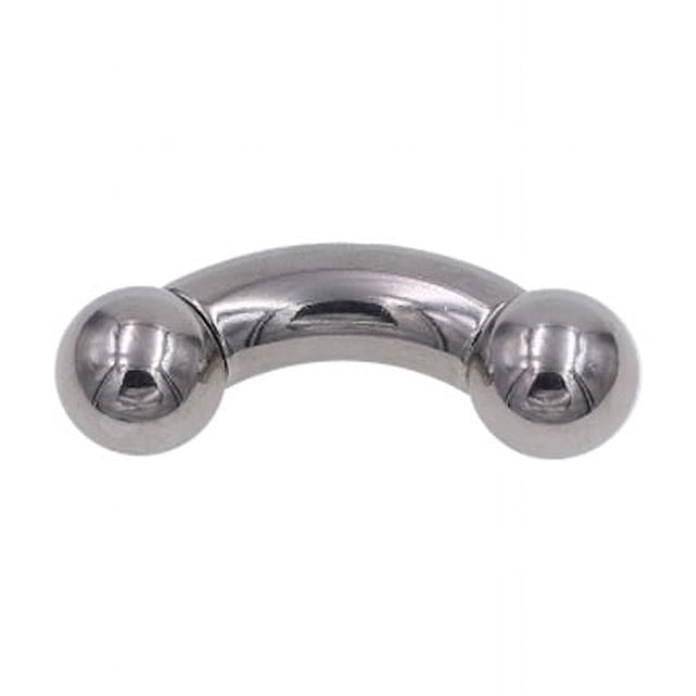 Pendientes de gran tamaño con varilla doblada de acero inoxidable, piercing para el cuerpo humano, anillo perforador con varilla doblada, anillo para el cuerpo, anillo de emulsión