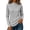 Gray #062, variant on Women's Mock Turtleneck Waffle Sweater Long Sleeve Lightweight Fall Clothes, XL