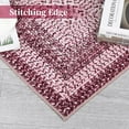 thumbnail image 5 of Washable 8x10 Area Rugs Modern Livingroom Rug Pink Ombre Braided Extra Large Rug Geometric Rug Soft Non Slip Rug Non-Shedding Carpet Accent Rug Living Room Rugs for Bedroom Dining Room Nursery, 5 of 9