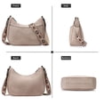 thumbnail image 6 of FALAN MULE Small Crossbody Bags for Women Leather Triple Zip Shoulder Handbag with Adjustable Shoulder Strap, 6 of 6