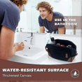 thumbnail image 3 of Toiletry Bag Hanging Dopp Kit compatible Men Water Resistant Canvas Shaving Bag with Large Capacity compatible Travel- Black_Perfect Gift, 3 of 3