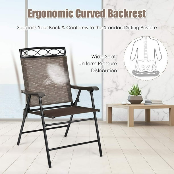 Metal folding lawn chairs 2025