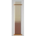 thumbnail image 7 of Fat Cat 2-Piece Wall Mounted Hardwood Billiard/Pool Cue Rack, Holds 6 Cues, 7 of 7