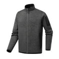 thumbnail image 2 of BiZtdJrK Big and Tall Athletic Jackets for Men Stand Collar Zip Up Long Sleeve Workout Jacket Lightweight Running Training Coats with Zipper Pockets Dark Gray XXXXXL, 2 of 7