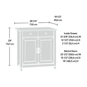 Sauder Edge Water 2-Door Chest, Chalked Chestnut Finish