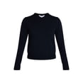 thumbnail image 3 of Time and Tru Women's Crewneck Sweater with Long Puff Sleeves, Lightweight, Sizes XS-XXXL, 3 of 6