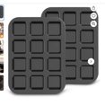 thumbnail image 2 of Brownie Pan with Dividers,Muffin Baking Pan Non Stick Stainless Cupcake Pan,Mini Cake Non Stick Baking Stainless Bread Mold,1 Set 12 Cavity All Edges Square Cupcake Brownies Plate for Baking Kitchen, 2 of 3