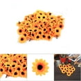 thumbnail image 5 of Cabezas de flores de Margaritas artificiales Ticfox 100 Piezas 11 colores, 5 of 5