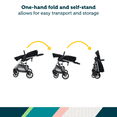 thumbnail image 4 of Safety 1st Grow and Go Sprint 6-in-1 Modular Travel System Featuring onBoard FLX Infant Car Seat, Inkstorm, 4 of 8