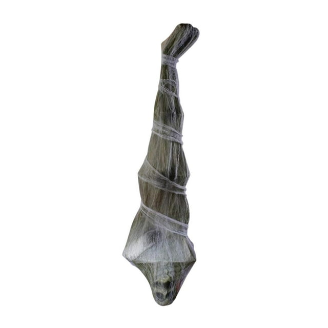 Momia Prop Corpse Adorno de Halloween Colgante Decoración de Esqueleto Terrorífico Material de Malla Duradero Adecuado para Fiestas Casas Patios