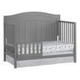 Oxford Baby North Bay 4in1 Convertible Crib, Dove Gray, GREENGUARD
