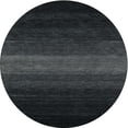 thumbnail image 1 of Ahgly Company Tapis d'Intérieur Rond Contemporain Gris Moyen Abstrait, 9 Pieds Rond, 1 of 6