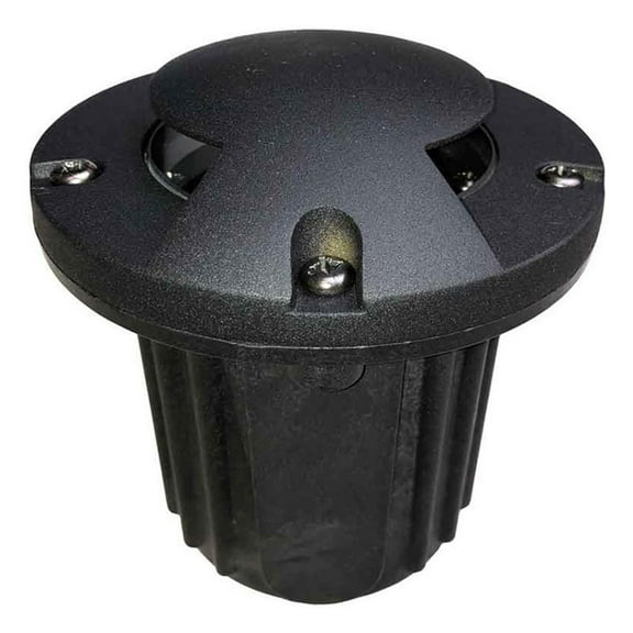 AQ Lighting Metal & Composite Well Light with Bi-Directional Cover in Black