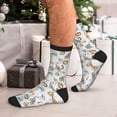 thumbnail image 7 of Rocae Cute Colorful Animal for Adult Socks Casual Athletic Stretchy Loose Socks for Women Men Non-Slip Middle Tube Socks, 7 of 7