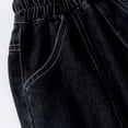 thumbnail image 6 of Bovxnpu Unisex Girls Wide Leg Jeans Lightweight Denim Pants Solid Straight Wide Leg Jeans Summer Casual Pants Pants, 6 of 7