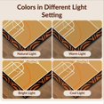thumbnail image 7 of Design&I 6'x9' Ultra Soft Area Rug, Tan Warm Honey Basketball Design Dynamic Court Motif with Bold Border Fluffy Washable Non Shedding for Guest Room Bedroom Living Room, 7 of 7