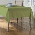 thumbnail image 2 of LA Linen Polyester Poplin Rectangular Tablecloth, 60 by 120-Inch, Sage Dark, 2 of 2