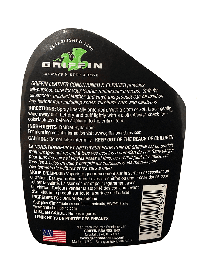 Griffin Leather Conditioner and Cleaner - 16 oz.