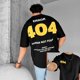 thumbnail image 5 of 2025 404 Camiseta gráfica para hombre, camiseta de manga corta con estampado de letras para hombre, camisetas de algodón Y2K de calle Harajuku de verano, ropa informal, 5 of 5