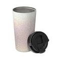 thumbnail image 2 of Logiee Glitter Light Pearl Print Stainless Steel Coffee Tumbler, Travel Coffee Mug, Insulated Coffee Mug with Lid, Spill Proof Coffee Cup, Portable Thermal Mug, 2 of 8