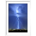 thumbnail image 2 of Art.com Blue Lightning Photo by Douglas Taylor, White Frame Wall Art, 17" x 23", 2 of 5