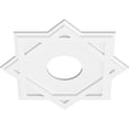 thumbnail image 2 of 22"OD x 6"ID x 12 1/4"C x 1"P Axel Architectural Grade PVC Contemporary Ceiling Medallion, 2 of 11