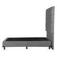 thumbnail image 4 of Box Base Cama Queen Size + Cabecera Capri Gris, 4 of 8