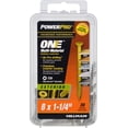 thumbnail image 1 of Tornillos Power Pro One Multi-Material Bronce #8 x 3 cm, 30 unidades, 1 of 6