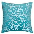 thumbnail image 3 of Furniture of America Paloma Teal Blue Fabric 20-Inch Throw Pillow (Set of 2), 3 of 3