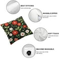 thumbnail image 6 of nygtbtfer Set of 2 Indoor/Outdoor Throw Pillow  in Polyester Fabric Garden Floral Inc. White, 6 of 7