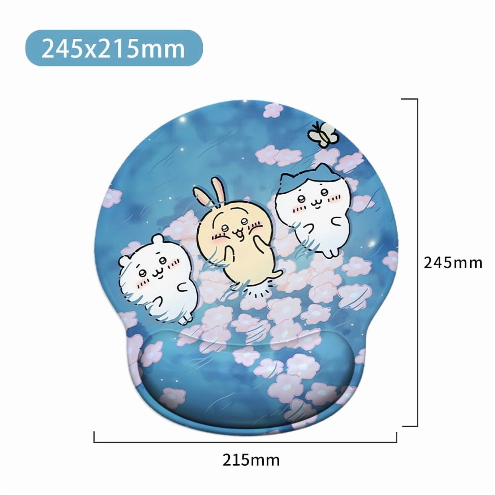 New Style Kawaii Chiikawa Hachiware Usagi Wrist Support Mouse Pad Cute Cartoon Keyboard Mouse Pad Work Game