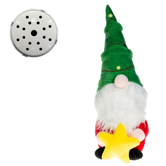 Gnome for the Holidays 16 Inch Stuffed Animal with Recordable Feature - Plush Toy for Kids