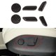 thumbnail image 5 of Juego de 6 de Botón de Ajuste de Asiento Carbono para Automóvil, Apto , Hecho de Plástico Sunnimix Cubierta del botón del asiento, 5 of 8