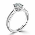 thumbnail image 5 of Brilliant 1.50 CT Excellent Cut Oval Moissanite Diamond Ring / Engagement Ring / 18K White Gold Plated Wedding Ring / Anniversary Ring / Jewelry Ring, 5 of 5