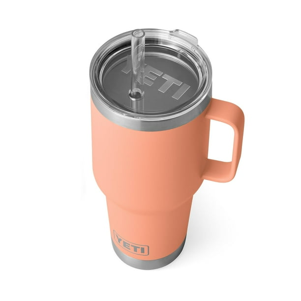 Taza YETI Rambler con aislamiento al vacío de 1 litro y tapa con pajita de acero inoxidable