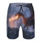 thumbnail image 3 of Balery Winter Fire Dragon Traje de Baño Estilo Hawaiano para Hombre, Shorts de Secado Rápido con Bolsillos-3X-Large, 3 of 6