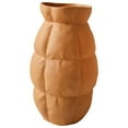 thumbnail image 1 of GROWTH TANK Ceramic Vase Flower Container Decorative Vase for Office Dining Table Decoration Orange, 1 of 9