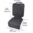 thumbnail image 1 of Travel Shield: Adjustable Straps Dog Seat Cover, Waterproof Front Seat Cover - Quilted Pattern, Nonslip Backing, 1 of 4