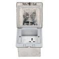 thumbnail image 1 of Recessed Power Socket, Zinc Alloy PC AC250V Floor Power Socket Waterproof  For Offices, 1 of 8