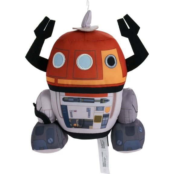 Star Wars Plush Chopper (C1-10P) Character Figure, 8-inch Soft Doll, Collectible Toy Gifts