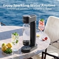 thumbnail image 4 of PHILIPS Sparkling Water Maker Kit, Modern Soda Streaming Machine for Daily Life & Convenient Use, BPA-Free Soda Maker (CO2 GAS Not Included) , Enjoy Sparking Water Anytime & Anywhere, Black, 4 of 11