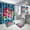 04, variant on Lheaggik Cartoon Powerpuff Girl 4 Pcs Bathroom Sets with Shower Curtain and Rugs, Waterproof Polyester Shower Curtain Sets with Hooks