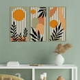 thumbnail image 6 of Boho Wood Wall Art Set of 3 Mid Century Modern Wall Decor Boho Leaf wooden Artwork Abstract Leaf wood Triptych for Living Room & Office Gallery Wall (8x16 Inch), 6 of 8