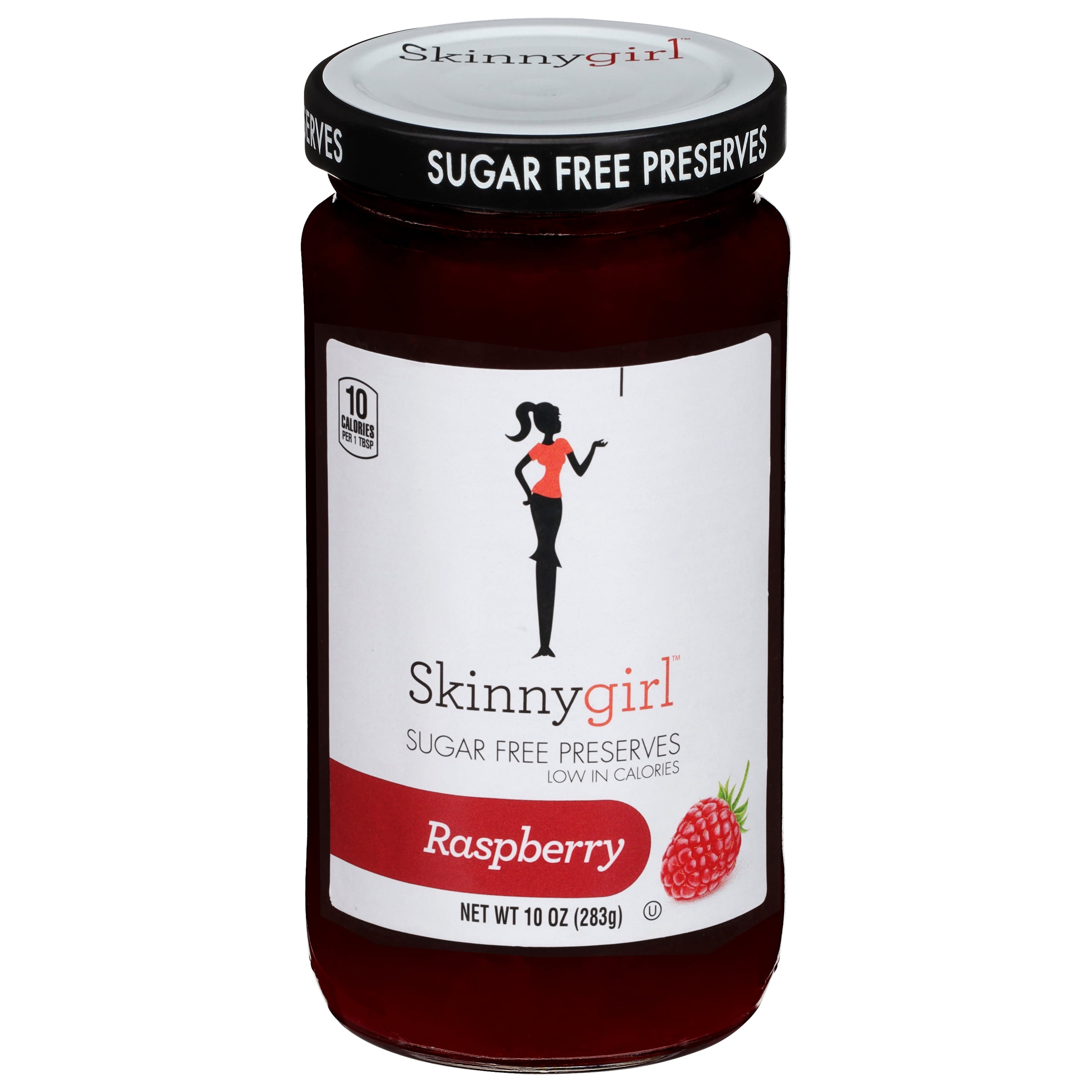 (3 pack) Skinnygirl Sugar Free Raspberry Preserves, Kosher, 10 oz