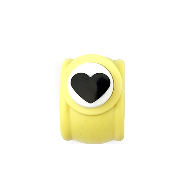 Inteprter Herramienta de impresión artesanal en relieve, perforadora de agujeros de juguete de autoensamblaje, máquina de grabado, adornos de papel, Kits de experimentos de química Grande/Corazón