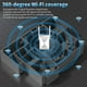 thumbnail image 5 of Extensor WiFi MIKKOA Amplificador de señal de doble banda 1200 Mbps, 5 of 7