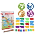 thumbnail image 3 of maskred Children DIY Gear Flower Ruler Painting Track Set Multi-functional Magical Painting Ruler Educational Early Childhood Toy Kids Gift, 3 of 5